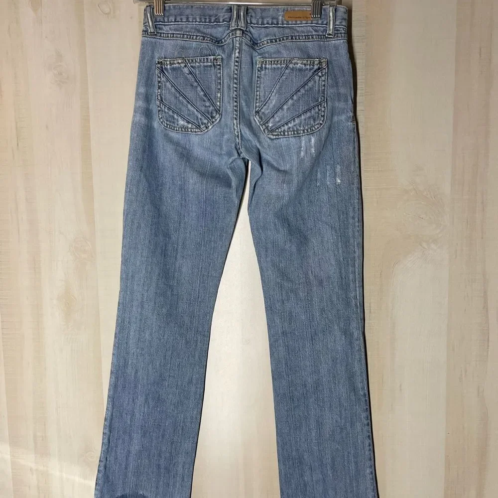 Abercrombie and Fitch distressed jeans,‎ size 2